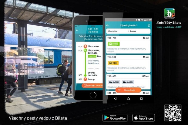Bileto má novou aplikaci pro Android a iOS