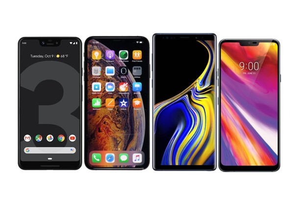 Nový Pixel 3 XL ve srovnání s iPhonem Xs Max, Galaxy Notem9 a LG G7