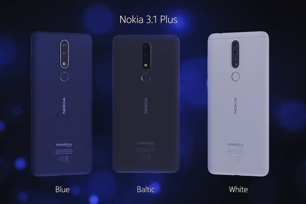 Nokia 3.1 Plus je dostupnou novinkou s 6palcovým displejem bez výřezu