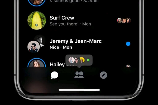 Tmavý režim pro Messenger se objevuje mezi prvními uživateli