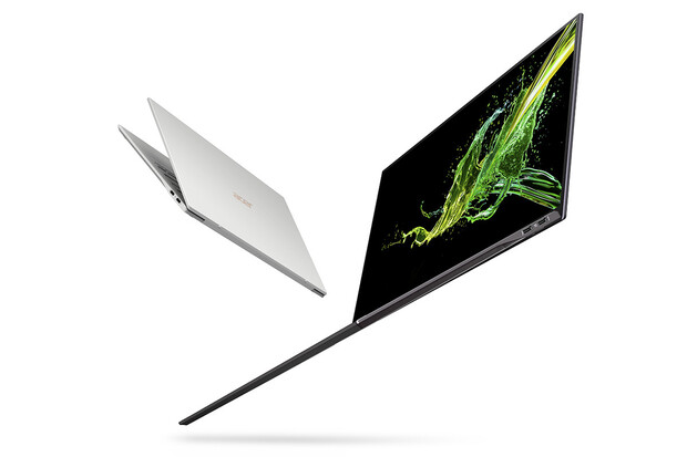 Acer Swift 7 opět boří hranice. Displej nemá rámečky a neváží ani kilo