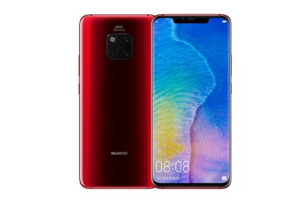 Modrý a červený Huawei Mate 20 Pro bude v Číně k předobjednání 10. ledna
