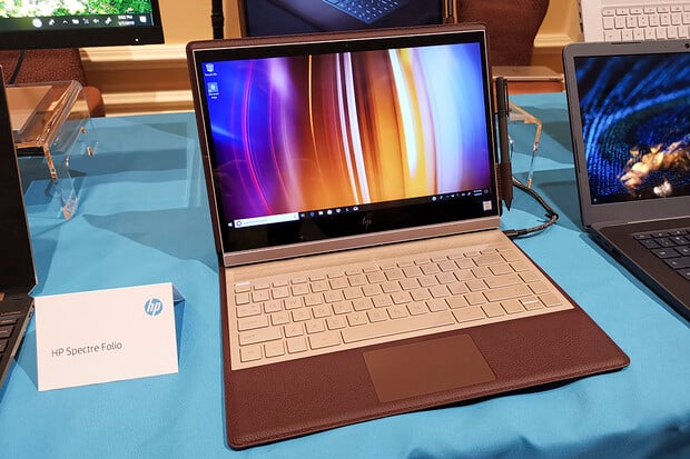 Kožený HP Spectre Folio získal novou barvu a 4K displej