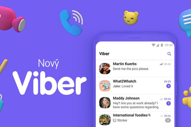 Aplikace Viber mění design a dvojnásobně zvyšuje výkon