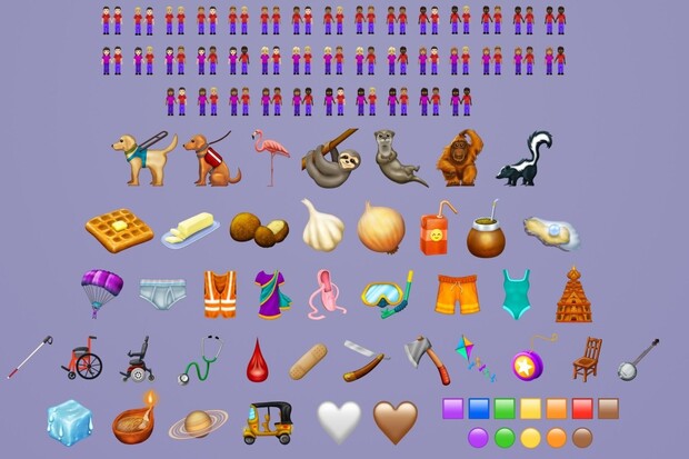 Přivítejte 230 nových emoji. Nechybí výstražná vesta ani plameňák