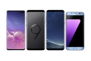 Samsung Galaxy S10+ vs. Galaxy S9+, Galaxy S8+ a Galaxy S7 edge