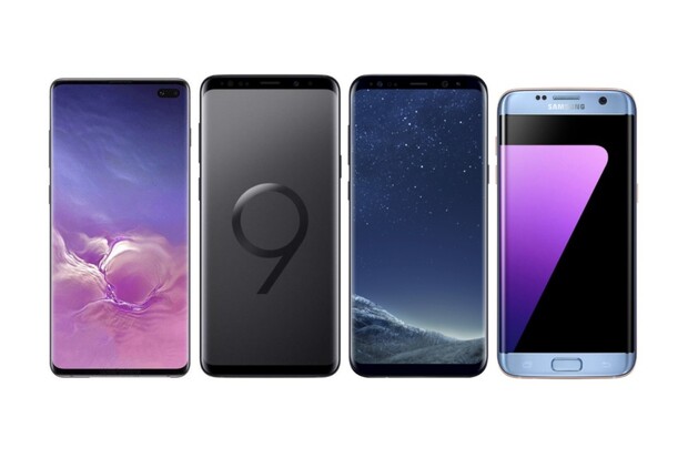 Samsung Galaxy S10+ vs. Galaxy S9+, Galaxy S8+ a Galaxy S7 edge