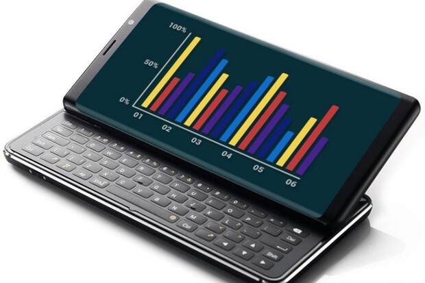 Telefon s vysouvací klávesnicí už má název i cenovku 