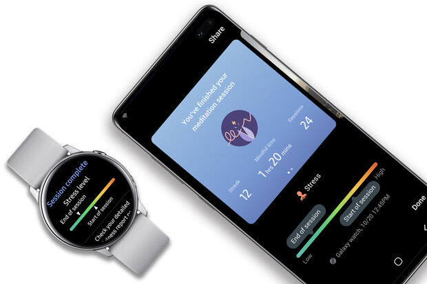 Jste ve stresu? Samsung vás naučí meditovat