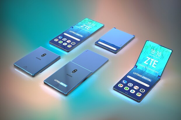 Patent ZTE poodhaluje skládací smartphone ve stylu véčka
