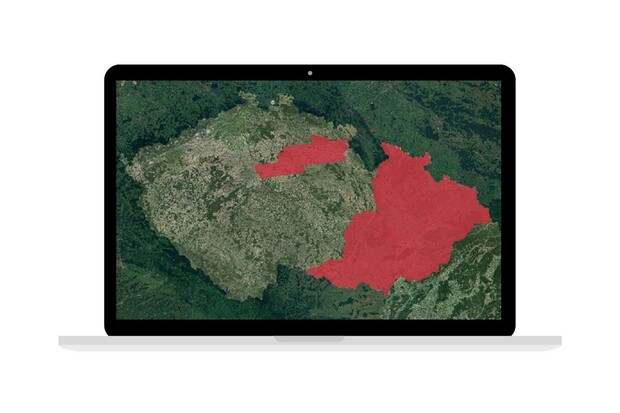 Mapy.cz aktualizovaly letecké snímky Moravy, Slezska a části Pardubického kraje