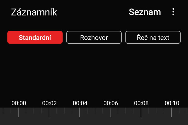 Aplikace Záznamník od Samsungu dostává aktualizaci s tmavým režimem 