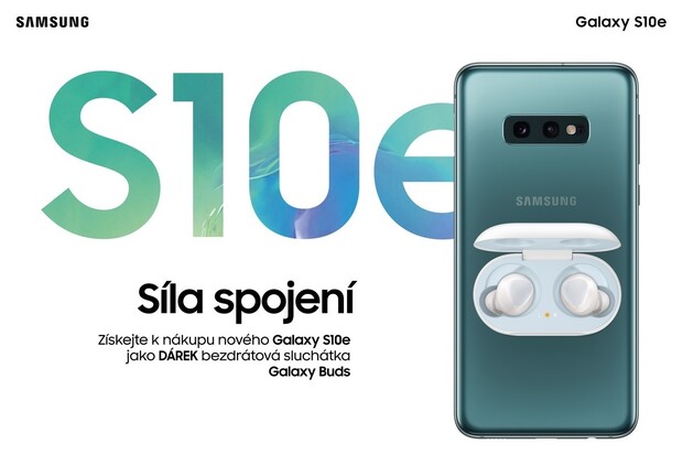 Samsung během května k Galaxy S10e přibalí zdarma sluchátka Galaxy Buds