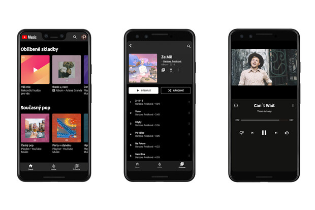 Má se Spotify začít strachovat? YouTube Music a YouTube Premium konečně v Česku
