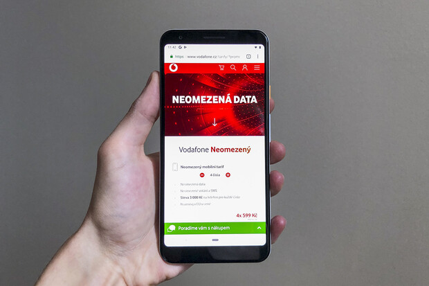 Vodafone Neomezený v EU neomezený není. Pozor na příplatky za data