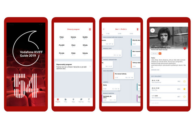 Vodafone pro 54. ročník KVIFF vytvořil oficiální aplikaci. Tady je ke stažení