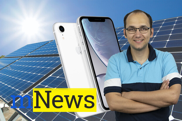 Telefon se solárním panelem a novinka pro iPhony