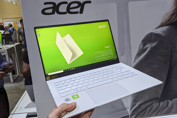 Aktualizovaný Acer Swift 5 zůstává nejlehčím 14" notebookem na světě