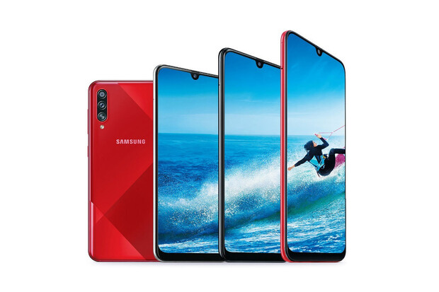 Samsung Galaxy A70s změnil záda a má nový 64Mpx fotoaparát