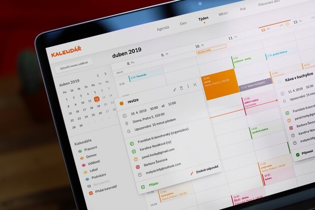 Seznam.cz přináší novou službu Kalendář. Doplňuje jím jeho Email