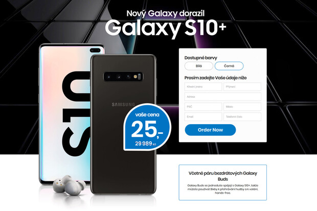Galaxy S10+ za 25 Kč nebo 1 euro? Je to podvod, varuje Samsung