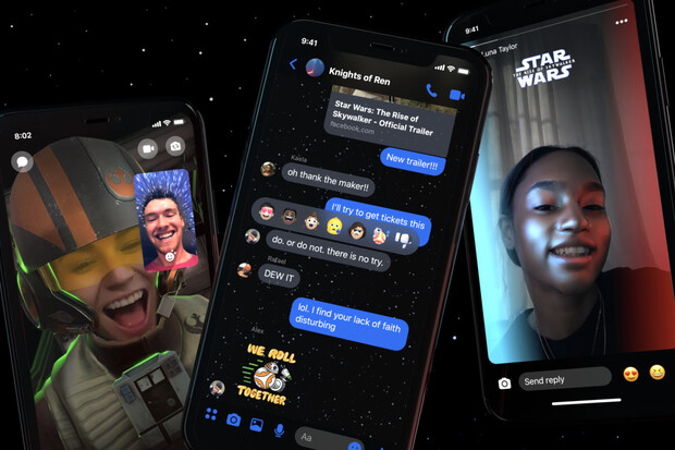 Facebook Messenger dostane téma ve stylu Hvězdných válek