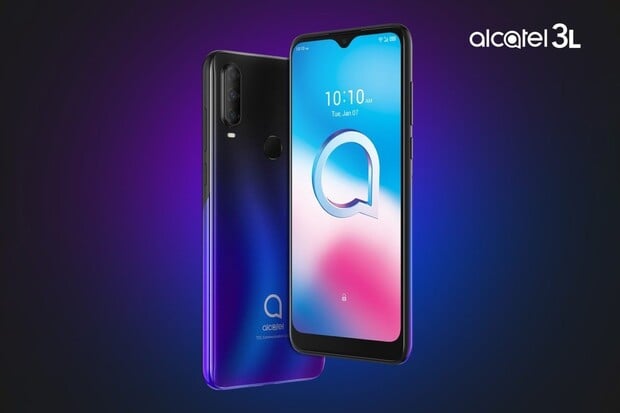 Alcatel 3L je na světě. Má tři fotoaparáty a nejnovější Android 10