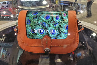 Na stánku Royole byly k vidění nejen kabelky s ohebným displejem