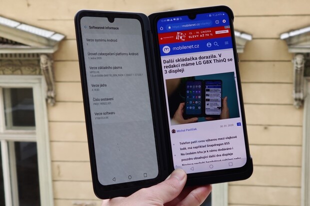 Na LG G8X ThinQ dorazily nové bezpečnostní záplaty. Následovat bude Android 10