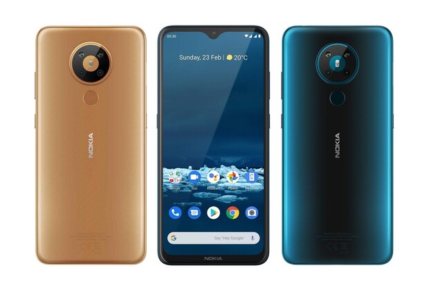 Nokia 5.3 je poctivou nižší střední třídou s Androidem 10 a 4 fotoaparáty