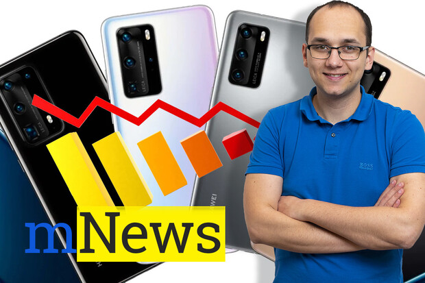 Huawei představil špičkové P40, zatímco se celý trh propadá