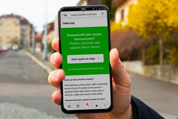 Po aktualizaci aplikace Mapy.cz představuje Seznam web o koronaviru
