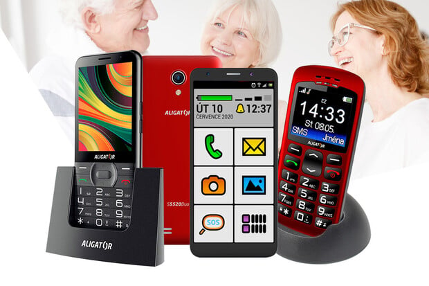 Mobilní telefony Aligator: perfektní pro seniory i mobilní začátečníky