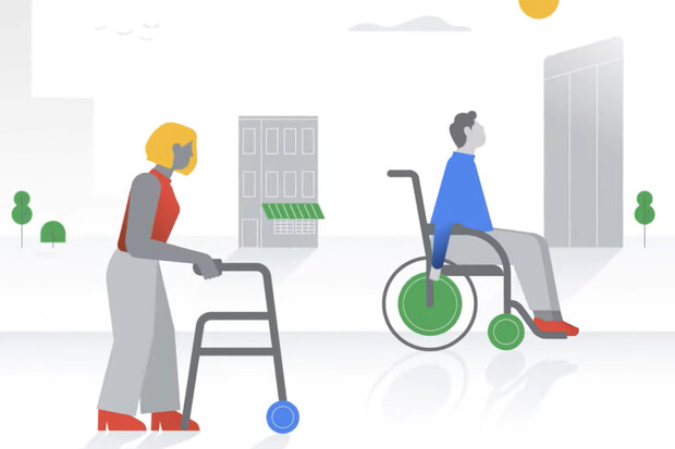 Google Mapy nově vyznačí místa přístupná pro vozíčkáře