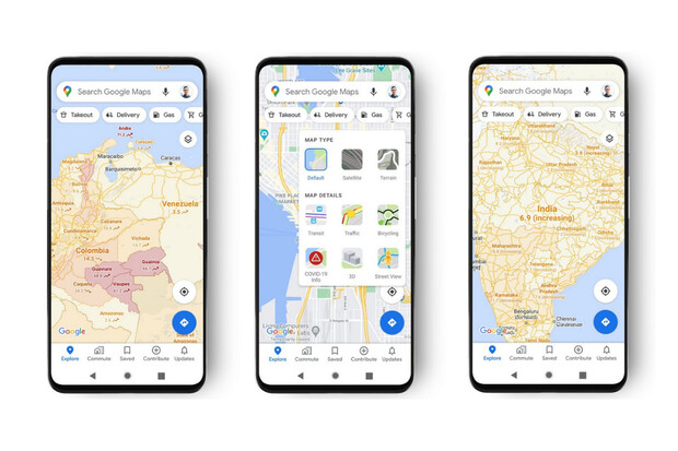 Google Mapy nově upozorní na místa „zamořená“ koronavirem