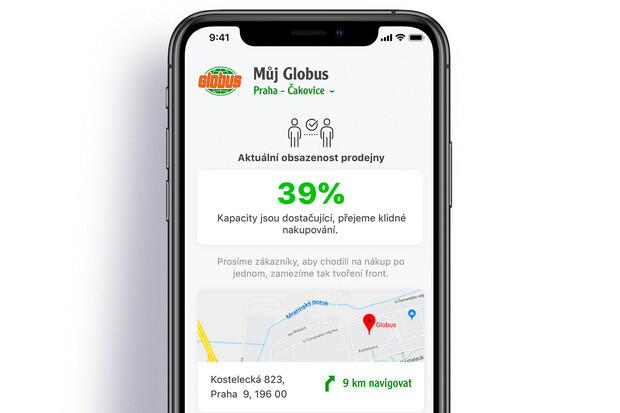 Globus hlásí úspěch aplikace. Kvůli pandemii je s ní nakupováno 4× častěji