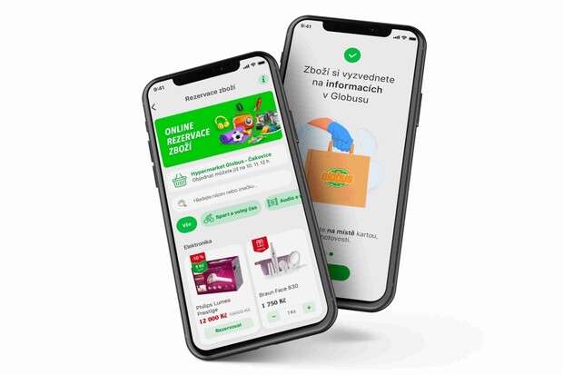 Čerstvé rohlíky a flák masa, i to budete moci rezervovat z aplikace Můj Globus