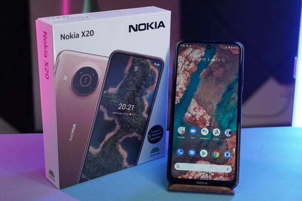 Nokia X20 získává nový Android 12 v beta verzi