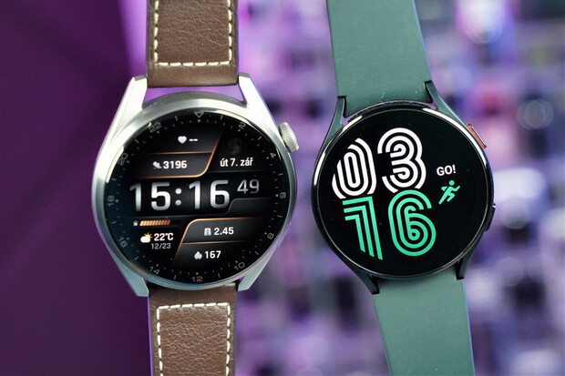 Srovnávací test vlajkových hodinek Samsung Galaxy Watch4 vs. Huawei Watch 3 Pro