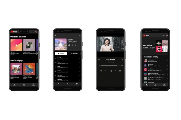 Přehrávání hudby na pozadí bude v YouTube Music zdarma