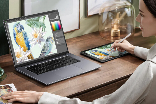 Huawei Matebook 16 má displej s poměrem 3:2. Cílí hlavně na grafiky, ale nejen na ně