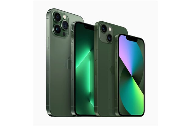 Apple iPhone 13 (Pro) se pěkně vybarvil, tentokrát do zelena