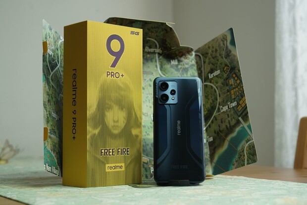 Free Fire edice Realme 9 Pro+ je krásnou limitkou pro herní nadšence