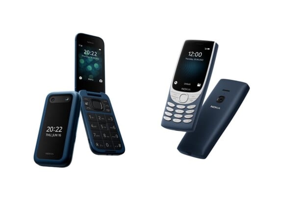 Nokia 8210 a Nokia 2660 Flip je nostalgická dvojka s dlouhou výdrží