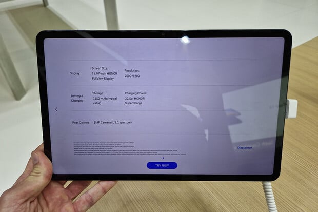 Přivítejte Honor Pad 8 s 12" 2K displejem a 8 reproduktory