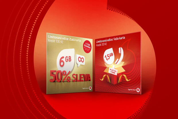 Vodafone odhaluje 2. vánoční dárek. Navrch přidává i Zlatou kartu