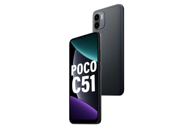 Poco C51 má velkou baterii a nejnovější Android 13 Go