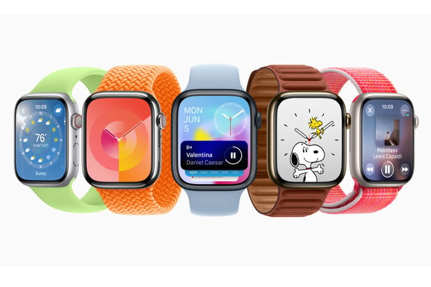 Apple představil watchOS 10: na podzim si užijete widgety a Snoopyho