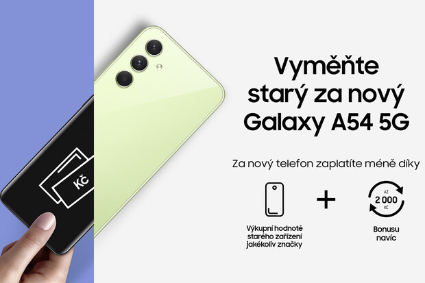 Nový Samsung Galaxy A54? Pořiďte ho až o tisíce levněji