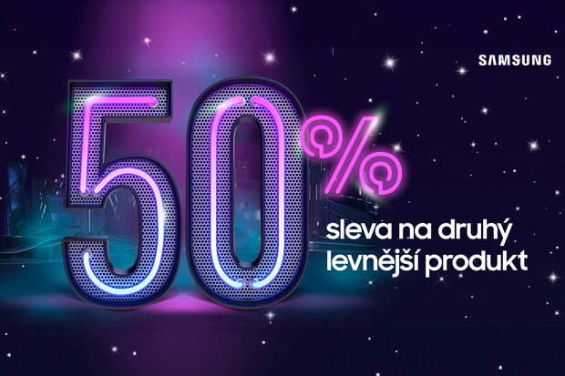 Samsung.cz přináší akci roku! Exkluzivně 50% sleva na druhý produkt
